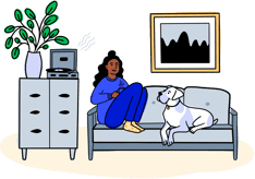 Lounging-Illustration